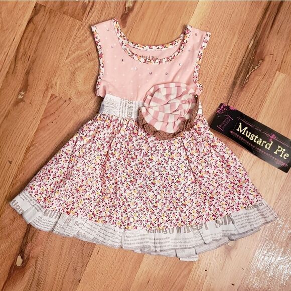 NWT Mustard Pie Olivia Dress in Sugar Blossom - Picture 2 of 6